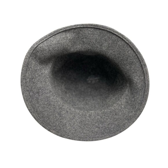 Vintage Lancaster Designer Wool Gray Fedora Hat 11" W Accessory Felt WPL 4384 - Picture 9 of 16